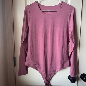 Woolx Pink Long Sleeve bodysuit (Sophia)